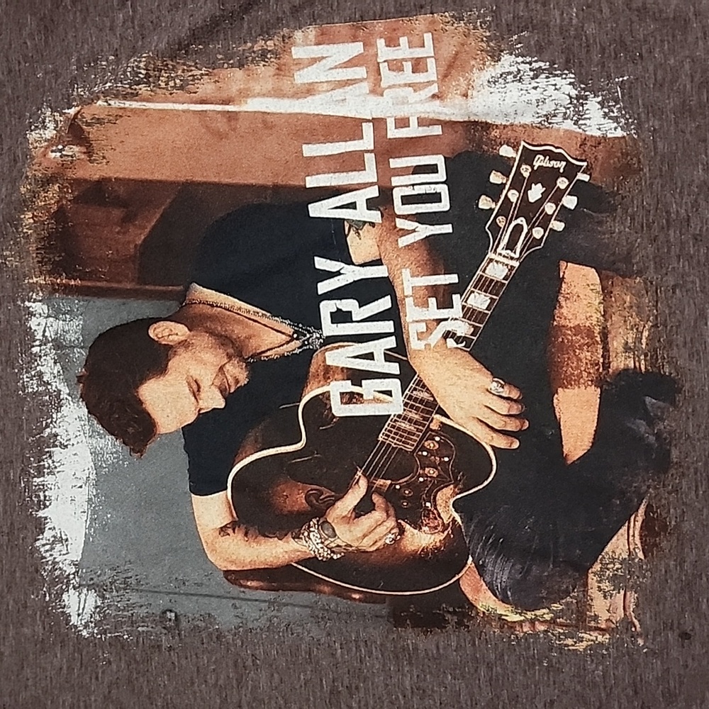 Gary Allen Det You Free Tour tshirt. S